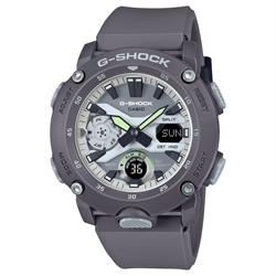 Casio G-SHOCK GA-2000 系列炫酷超強夜光錶盤灰色指針數碼手錶 GA-2000HD-8A