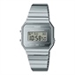 Casio GENERAL LINE 復古優雅銀色不鏽鋼數位手錶 A700WEV-7A