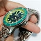 Zodiac Super Sea Wolf Compression Diver II 綠色太陽紋錶盤不鏽鋼機械手錶 ZO9310