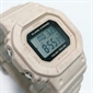 Casio G-SHOCK 粉橘色大理石紋太陽能女士數碼手錶 GMS-S5600RT-4