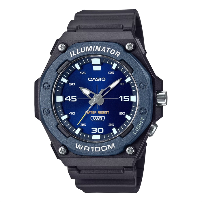 Casio GENERAL LINE 大表径蓝色太阳光表盘指针运动型手表 MW-620H-2A