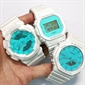 Casio G-SHOCK 110 Series Sunny Beach Eye-catching Reflective Glass White Pointer Digital Watch GA-110TL-7A