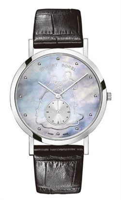 Borel 依波路典雅系列珠母貝錶盤女士石英手錶  BS850N-49021BK#