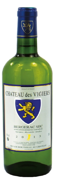Chateau des Vigiers Bergerac Blance sec 2015 法國威之堡白酒 2015
