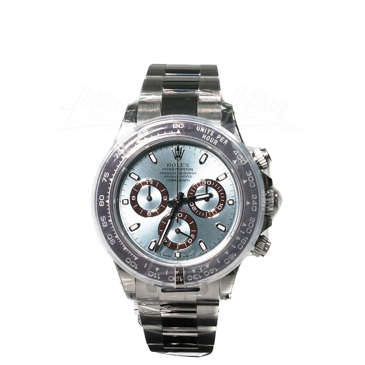 Rolex 116506 Oyster Cosmograph Daytona Platinum Ice Blue 40mm Watch