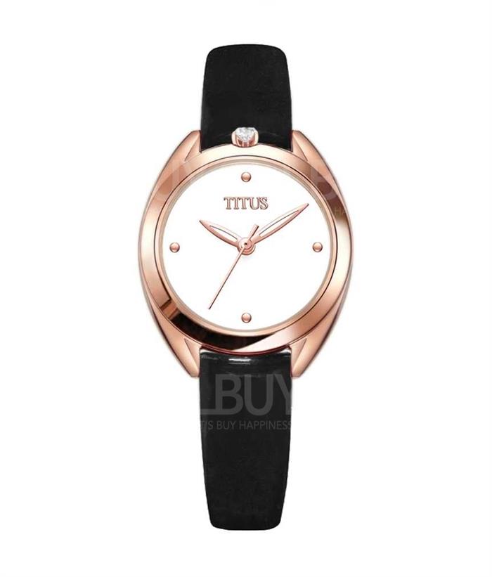 「约定」系列三针石英皮革腕表