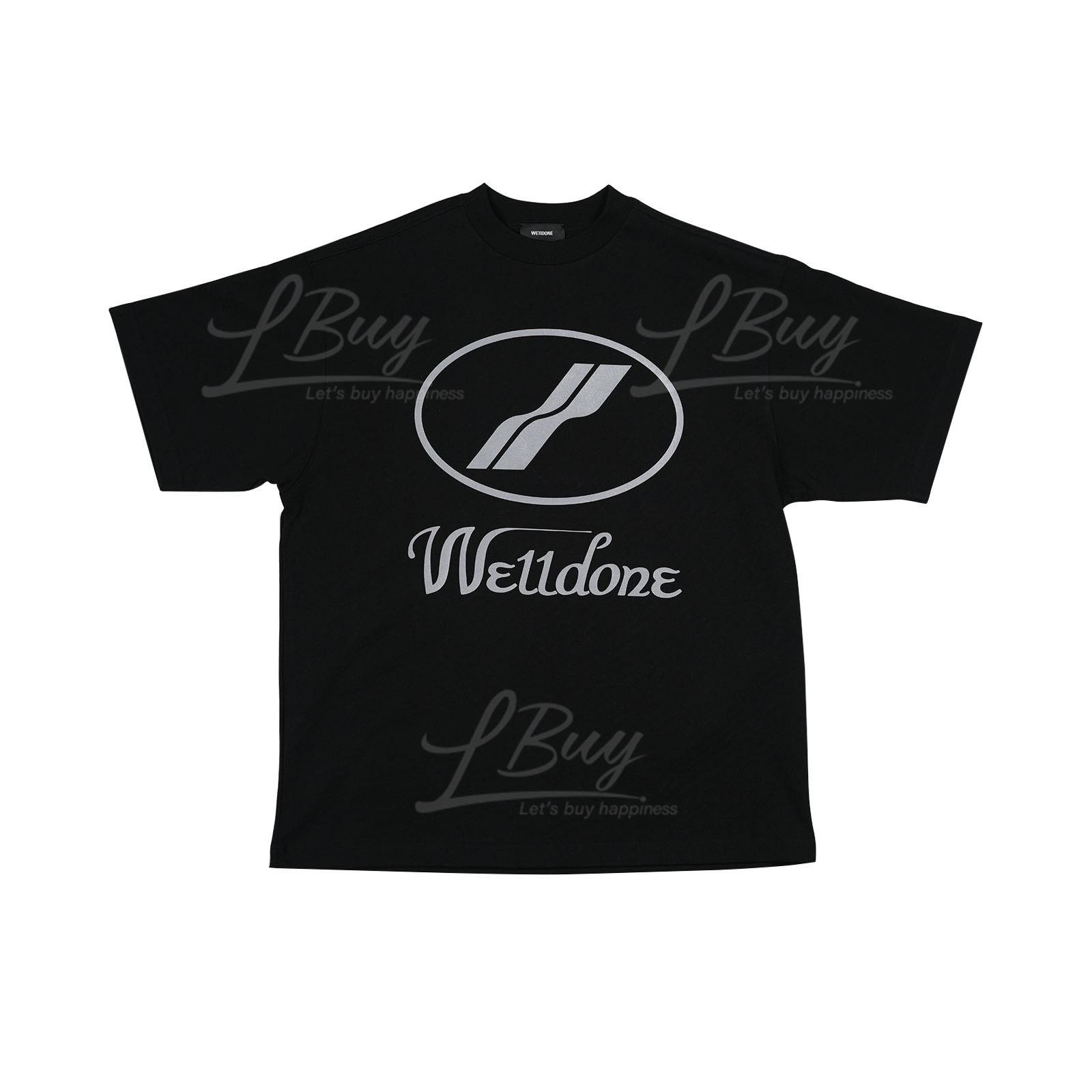 WE11DONE Black Logo T-Shirt