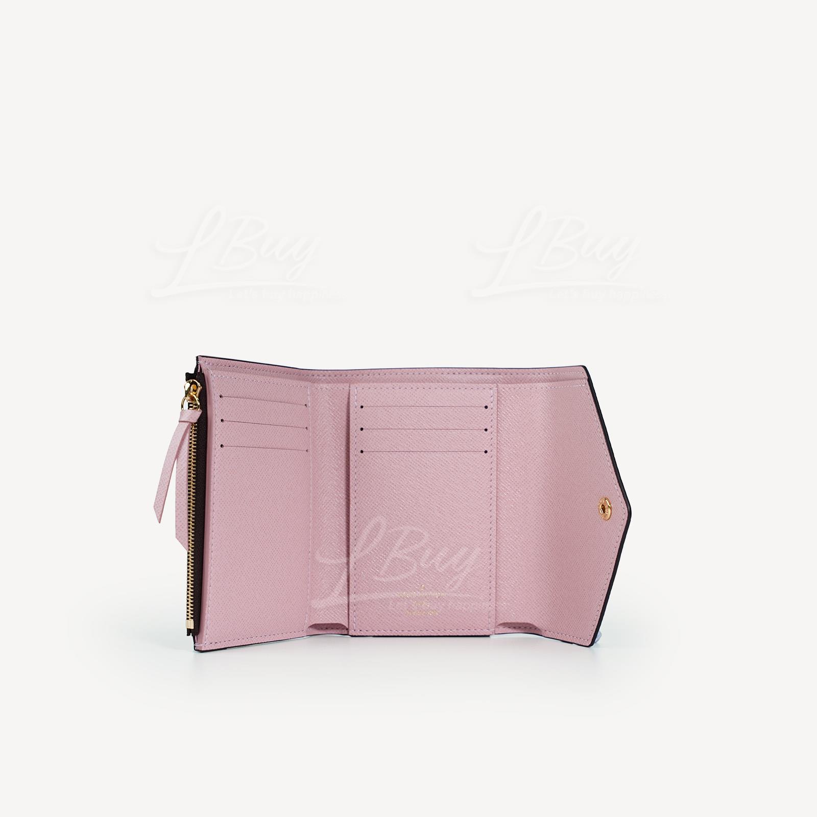 Louis Vuitton® Victorine Wallet Rose Ballerine. Size