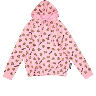 Moschino Underwear Teddy Bear Logo Hoodie Pink