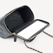 Chanel Vanity Case 鏡子黑色手挽鏈帶長型化妝盒子