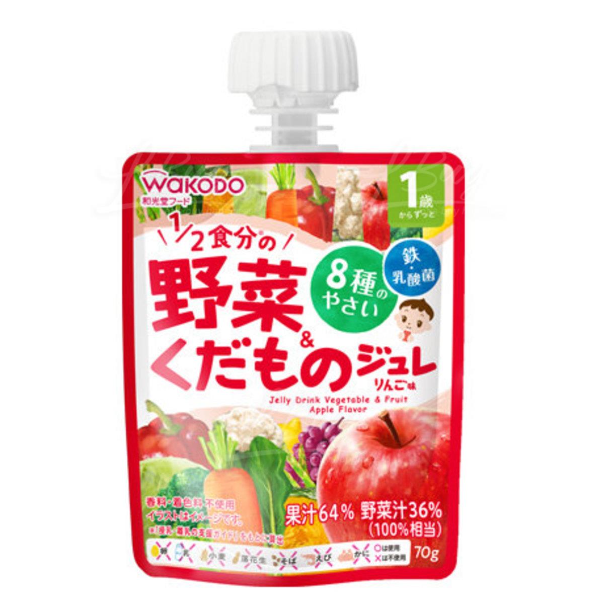 苹果味蔬菜水果啫喱饮品70g
