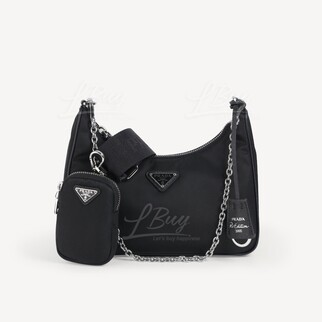 Prada Re-Edition 2005 Re-Nylon 3 In 1 Shoulder Bag Handbag