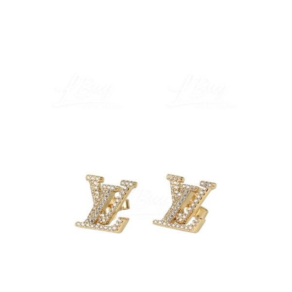 Louis Vuitton Metal LV Earrings Gold - Luxury In Reach