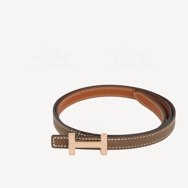 Focus belt buckle & Reversible leather strap 13 mm