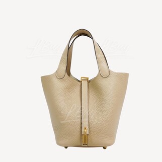Hermes Picotin Lock 18 Bag 手挽袋 S2 風衣灰 金扣