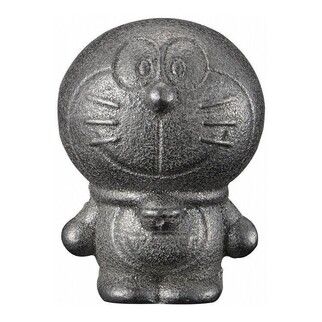 Doraemon Japan-made Southern Ironware Iron Jade Silver. Standing Posture 4.9cm