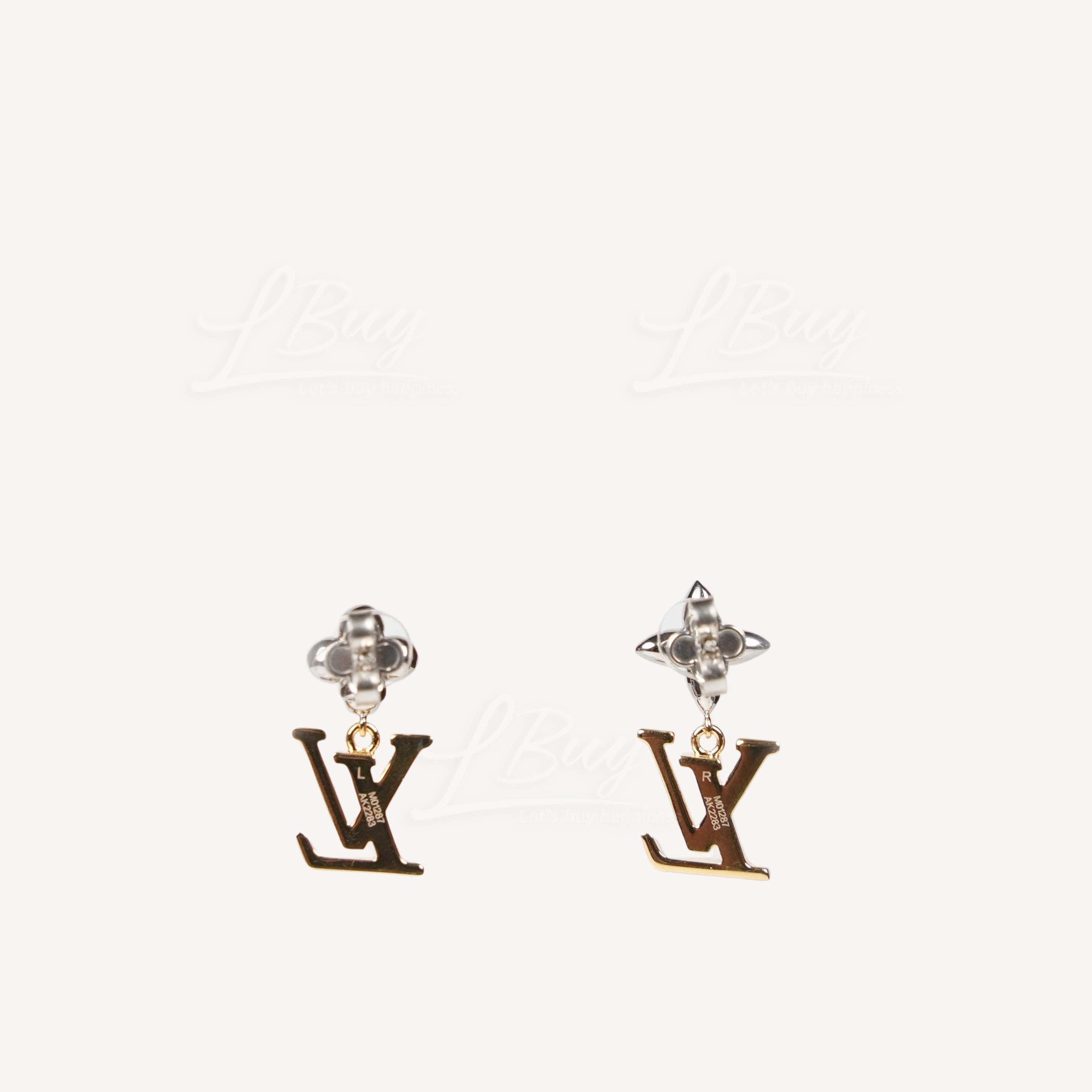 Shop Louis Vuitton 2024 SS M01287 LV Iconic Flower Earrings