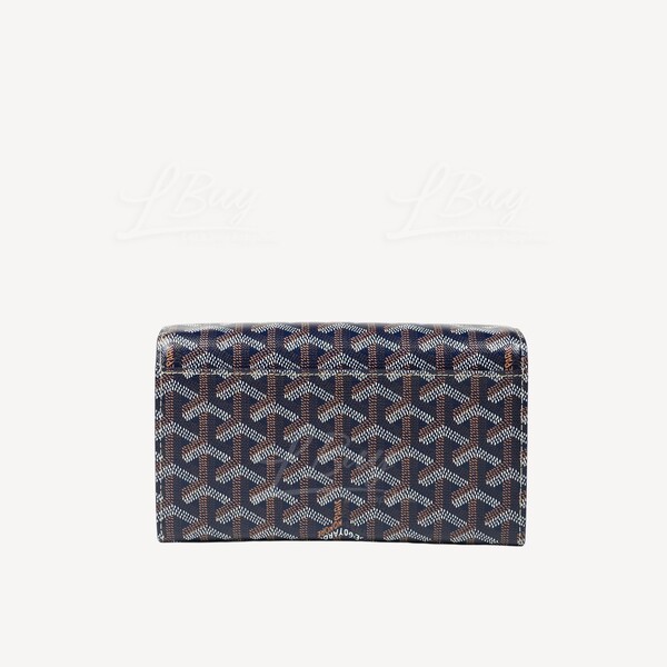 Goyard 2025 navy wallet