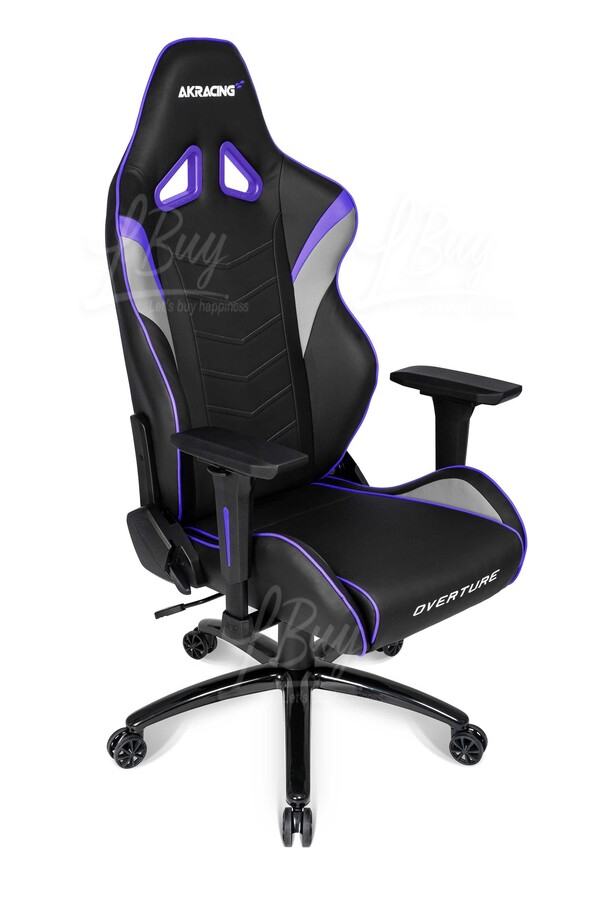 テイストアジアンAKRACING 游戏椅 紫色 高耐用 PU 皮革 180 度倾斜家用