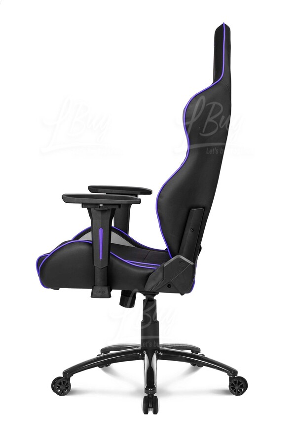 AKRACING 游戏椅紫色高耐用PU 皮革180 度倾斜家用-