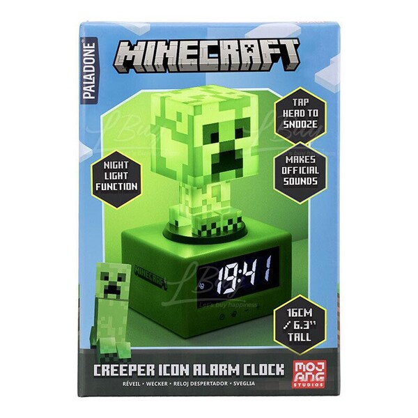 PALADONE-Minecraft Creeper Icon Alarm Clock