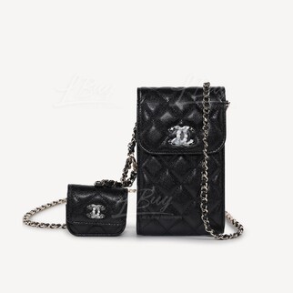 Chanel Phone and AirPods case with chain AP2033