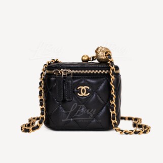 Chanel Classic Small Vanity with Chain Black AP1447