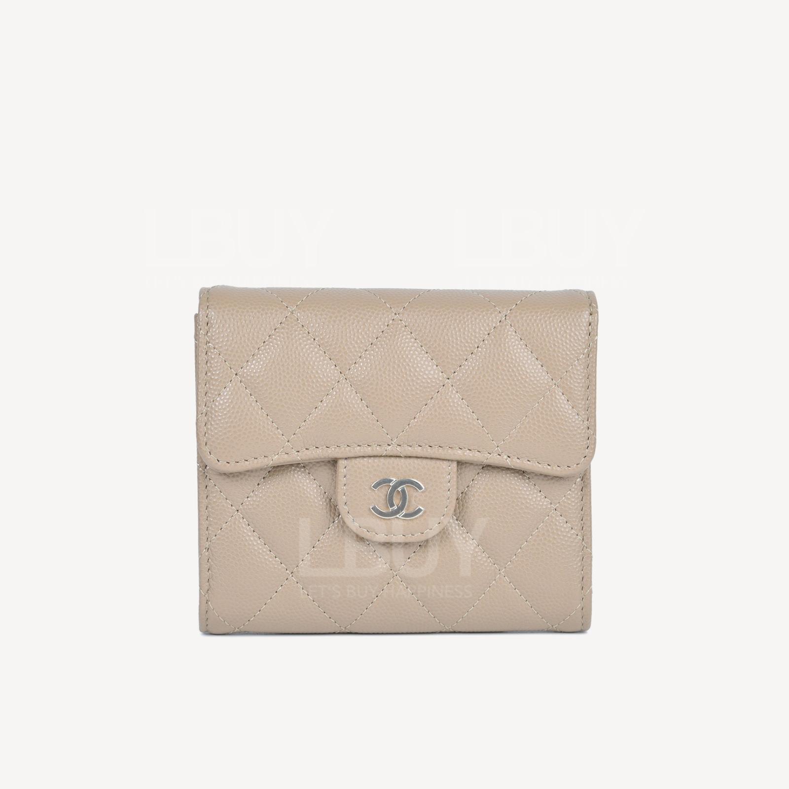 Chanel Classic Flap Wallet Light Beige AP0231