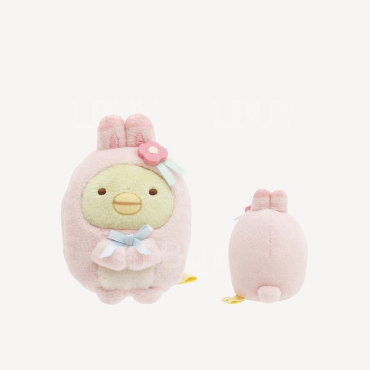 角落生物兔耳造型企鵝手玉公仔