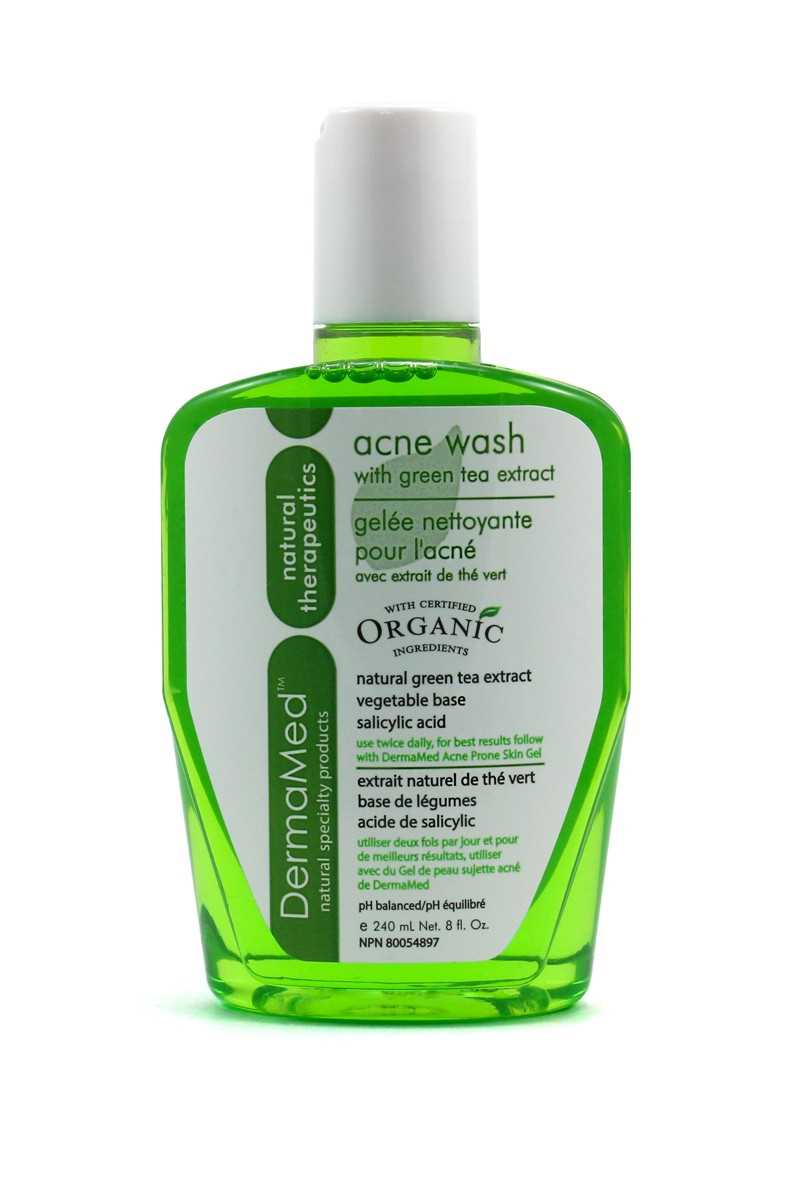 DermaMed Acne Wash with Green Tea Extract 240ml 香港有機食品店 嚴選歐美產品 真正有機健康 Organic Plus 香港有機食品店