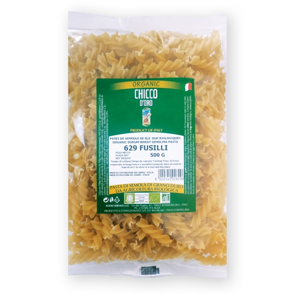Chicco D'oro Organic Fusilli 500g