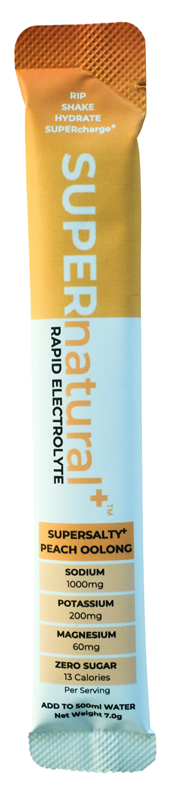 SUPERnatural RAPID ELECTROLYTES Peach Oolong Single Sachet