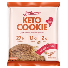 Justine's 生酮姜脆曲奇 40g [试食价]