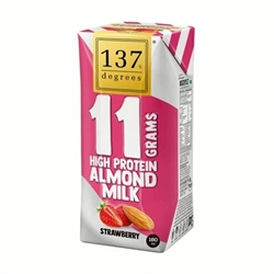 137°c Degrees 高蛋白杏仁奶(草苺味) 180ml 