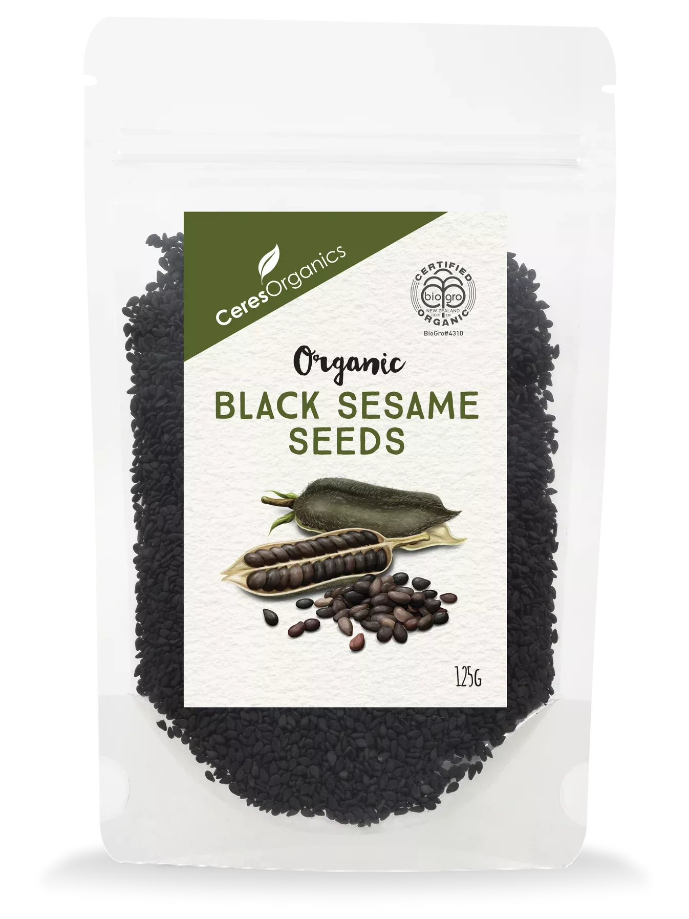 Ceres Org. Black Sesame Seeds 125g