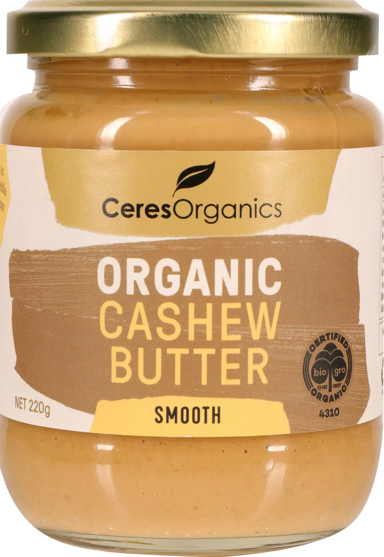 Ceres Organics Organic Cashew Butter(Smooth) 220g
