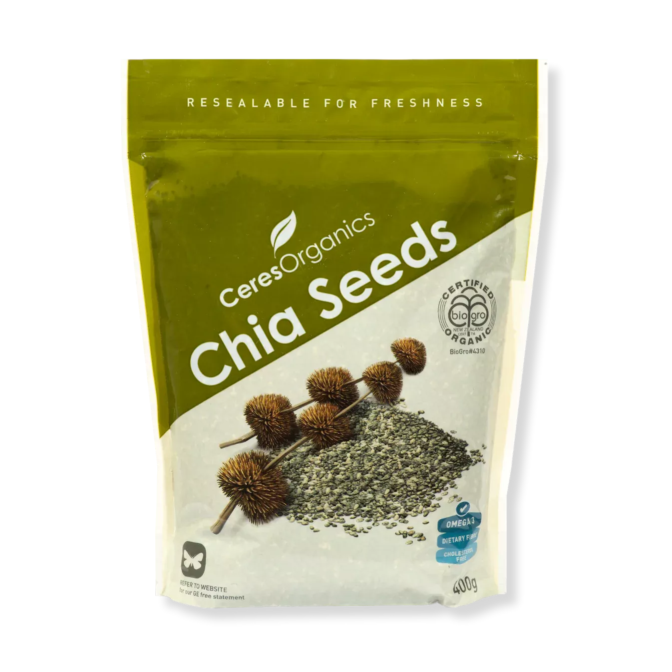 Ceres Organics Organic Black Chia Seeds 400g