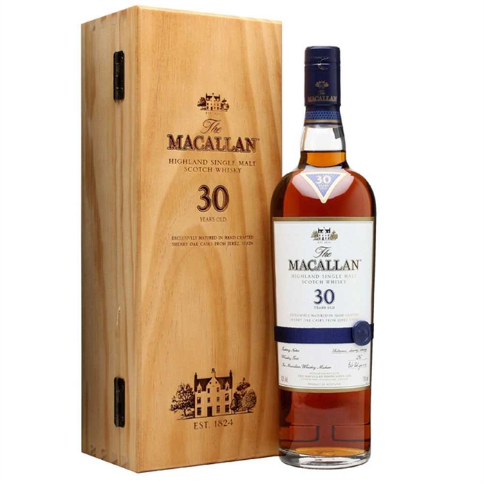 Macallan 30 Year Old Sherry Oak (700ml) | Wine Peers 酒朋知己