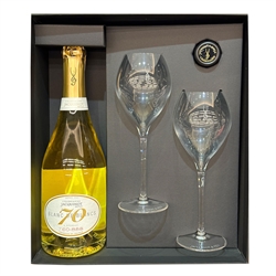 Jacquinot Blanc de Blancs 70 years Gift Set (750ml)