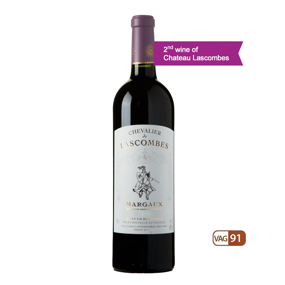 Le Chevalier de Lascombes 2021, Margaux (2nd wine of Lascombes) (750ml)