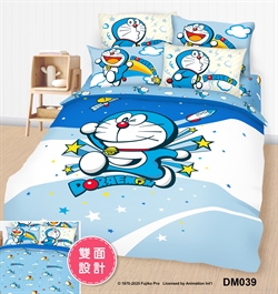 高密度純棉卡通系列 - 多啦A夢  #DM039