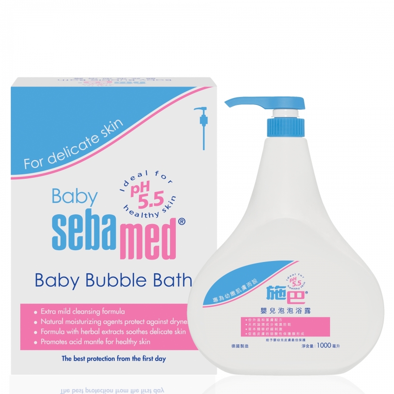 baby sebamed bubble bath