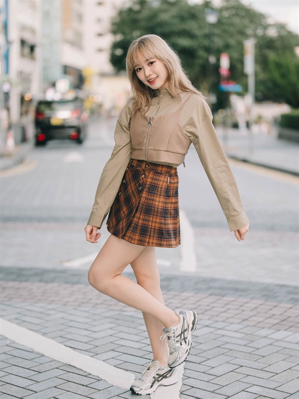 Shirt With Leather Cami 