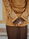 Textured Belt Blazer 