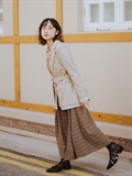 Textured Belt Blazer 