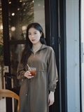 High-Neck Trench Dress 