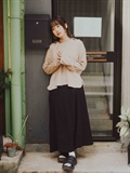 Pleated Midi Skirt 