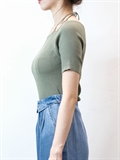 Halter Neck Knit Top 