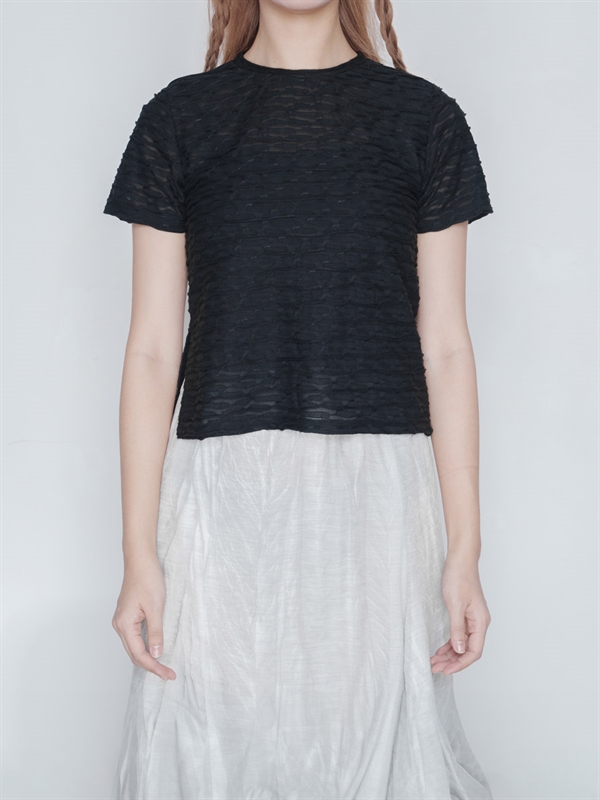 Texture Tee With Cami 