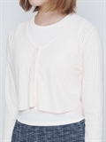 Sheer Knit Twin Set 
